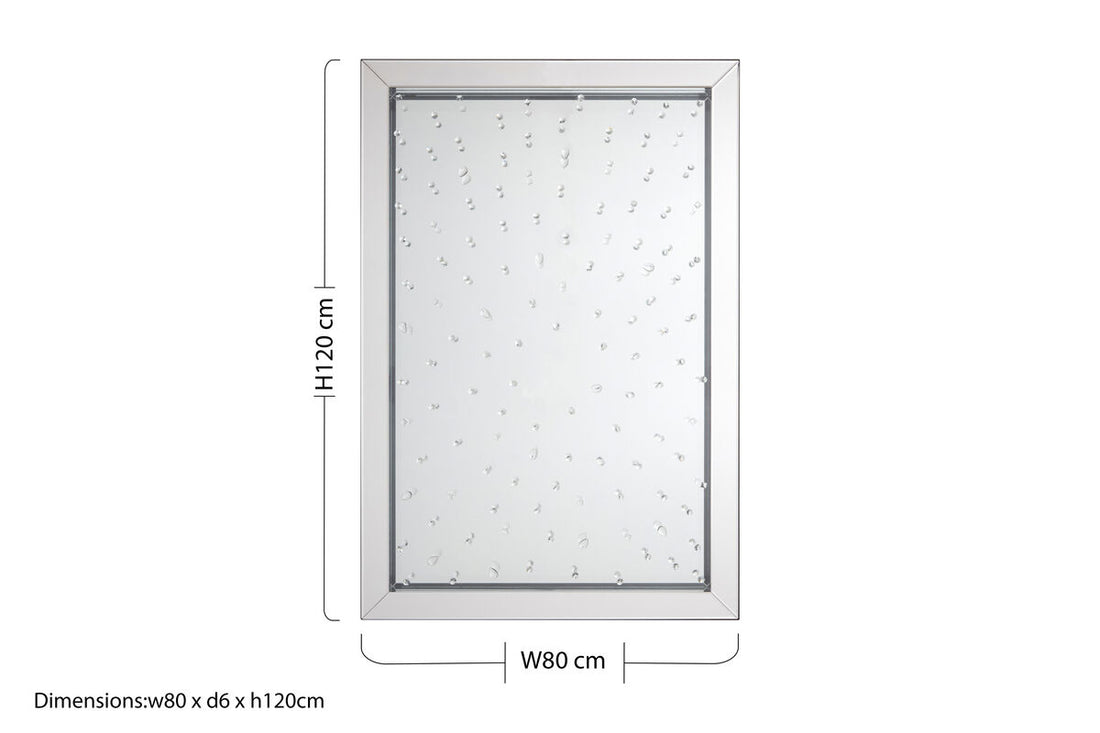 Splash Effect Wall Mirror | Rivulet