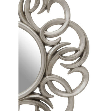 Adelere Entwined Silver Swirl Wall Mirror