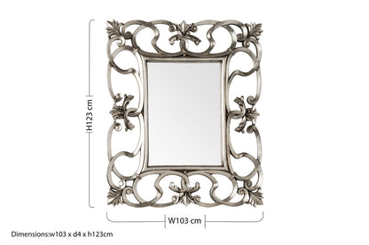 Adelere Entwined Swirl Design Wall Mirror