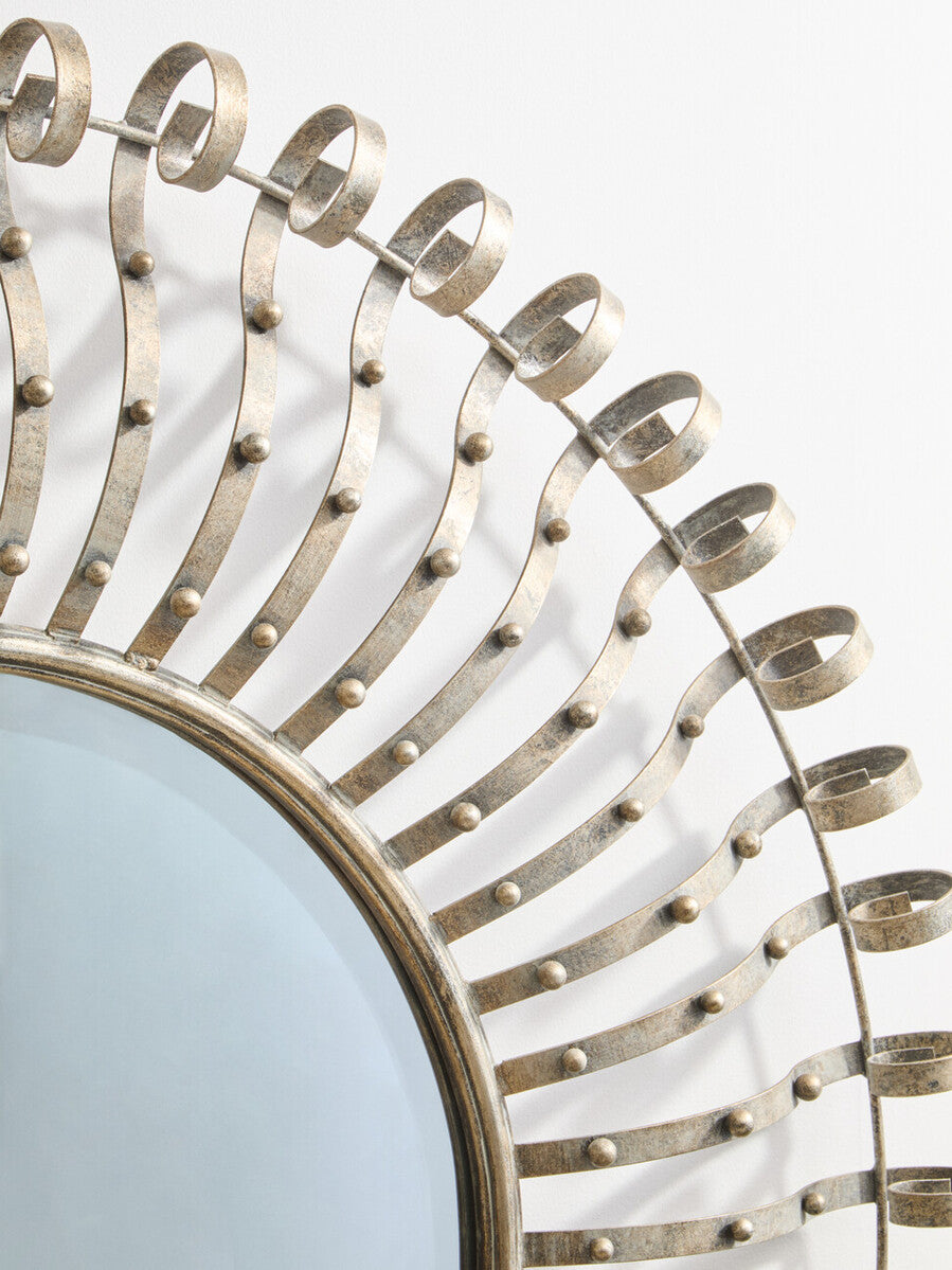 Cissell Spoke Frame Wall Mirror