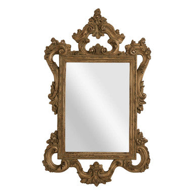 Brussels Baroque Style Antique Finish Wall Mirror