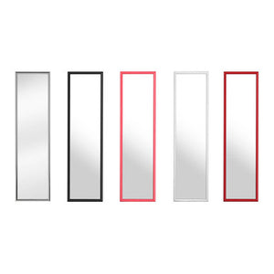 Mize Silver Plastic Frame Over Door Mirror