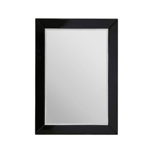 Avelene Black Bevelled Edge Wall Mirror