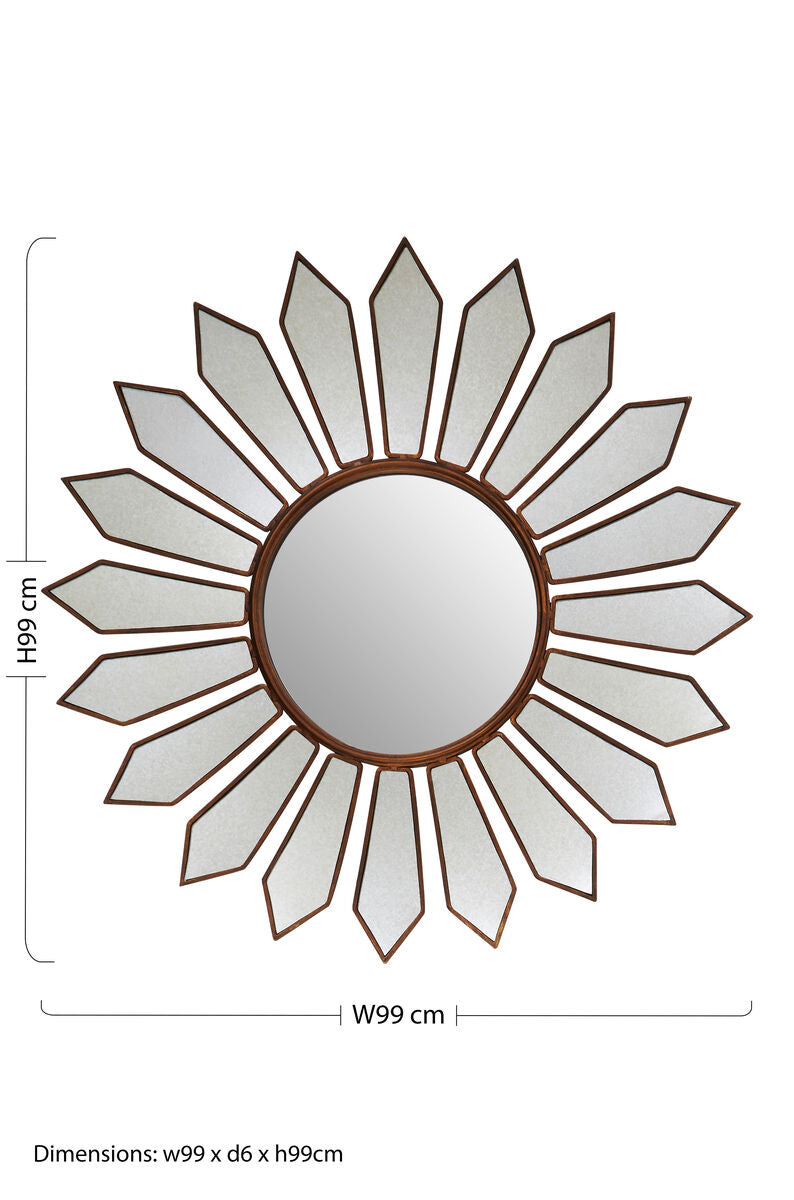 Verona Petal Wall Mirror