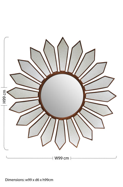 Verona Petal Wall Mirror