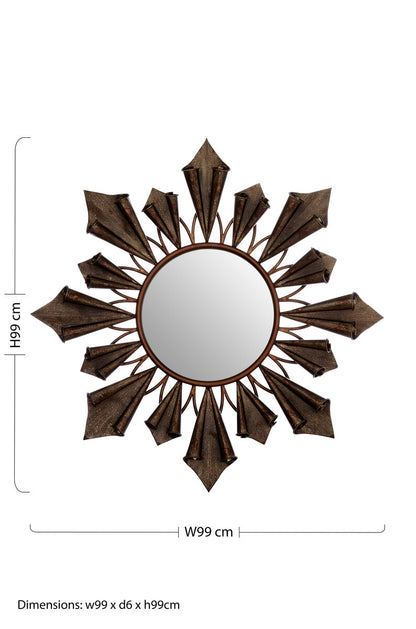 Verona Starburst Wall Mirror