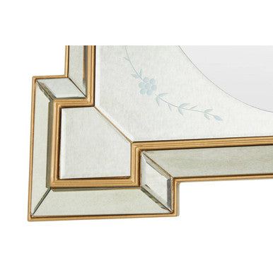 Lulu Antique Finish Rectangular Wall Mirror