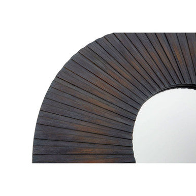 Barn Antique Wood Effect Wall Mirror