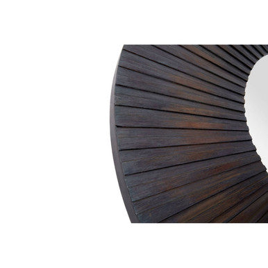 Barn Antique Wood Effect Wall Mirror