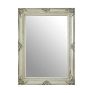 Brussels Baroque Rectangular Silver Wall Mirror