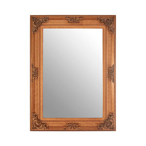 Brussels Baroque Rectangle Gold Wall Mirror
