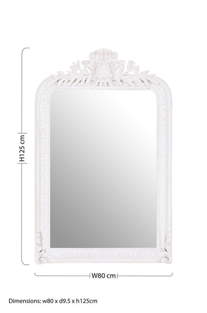 Gloria Stone Grey Wall Mirror