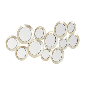 Marcia Silver Finish Wall Mirror