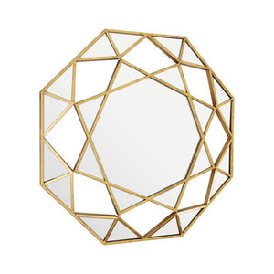 Marcia Gold Octagonal Wall Mirror
