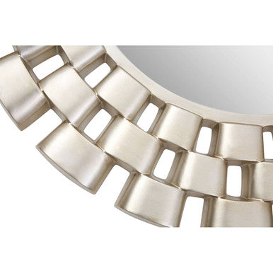 Tia Champagne Chain Design Wall Mirror