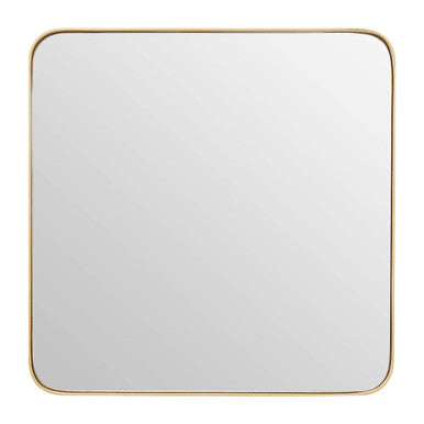 Tia Medium Gold Finish Square Wall Mirro