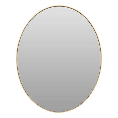 Helen Large Gold Finish Oval Wall Mirror