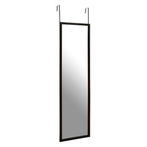 Mize Over Door Grey Plastic Frame Mirror
