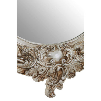 Juliet Champagne Oval Framed Wall Mirror