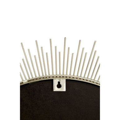 Spoke Pewter Finish Wall Mirror | Templar