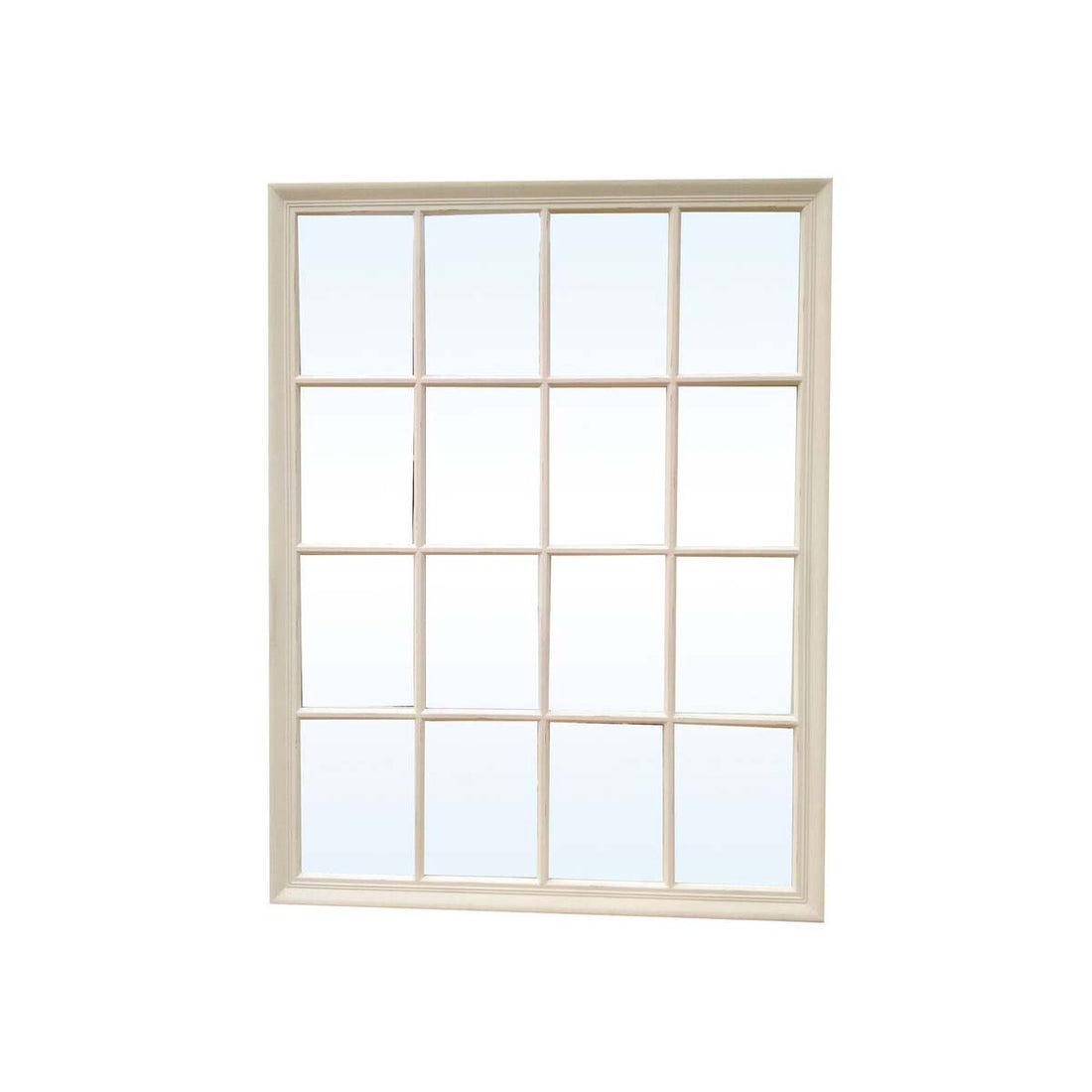 Hawthorne Grey Flat Wood Wall Mirror