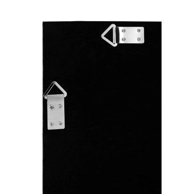 Hawthorne Grey Flat Wood Wall Mirror