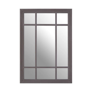 Antique Grey Finish Wall Mirror | Hawthorne