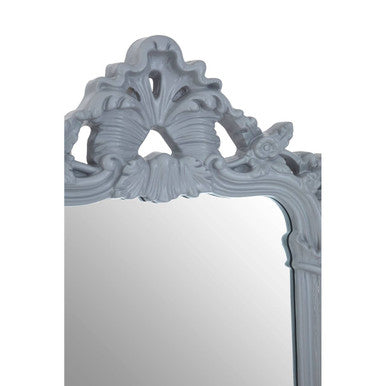 Gabrieli Grey Wall Mirror With Decorative Crest