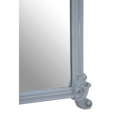 Gabrieli Grey Wall Mirror With Decorative Crest