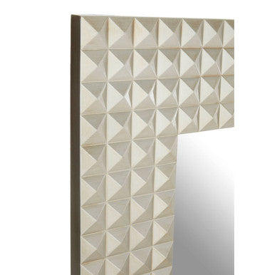 Dimano Champagne Finish 3D Geometric Wall Mirror