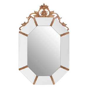 Wall Mirror with Gold Resin Frame | Milana