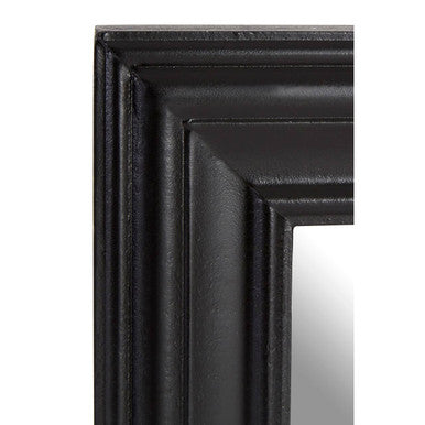 Henley Black Wooden Framed Wall Mirror