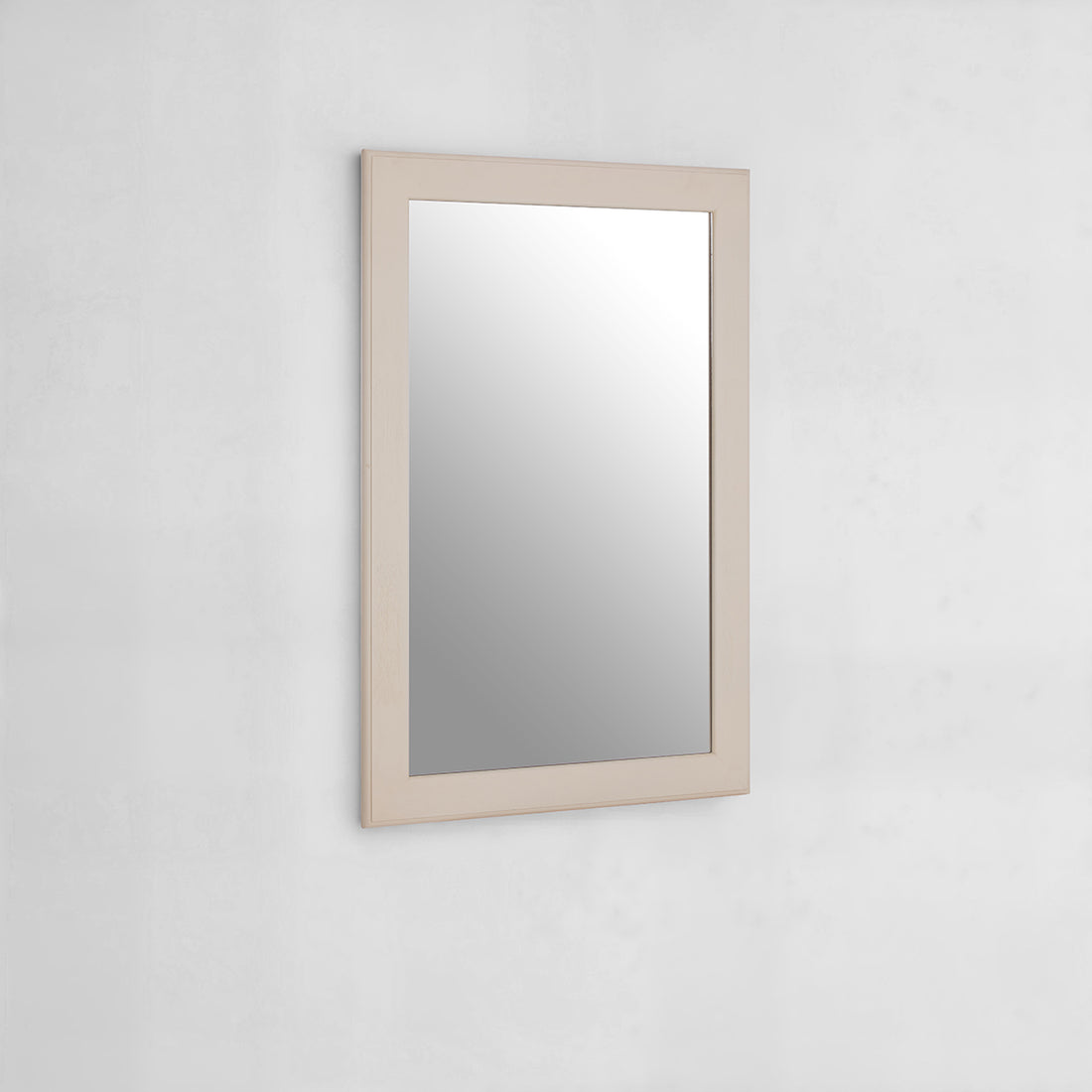 Heritage Antique White Wall Mirror