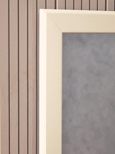 Heritage Antique White Wall Mirror