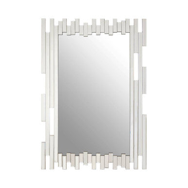 Puzzle Wall Mirror With Cut Out Frame