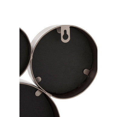 Persephone Silver Multi Circles Wall Mirror