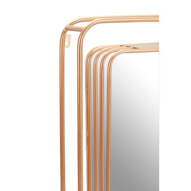 Yaxi Mirror Faux Champagne Gold Foil