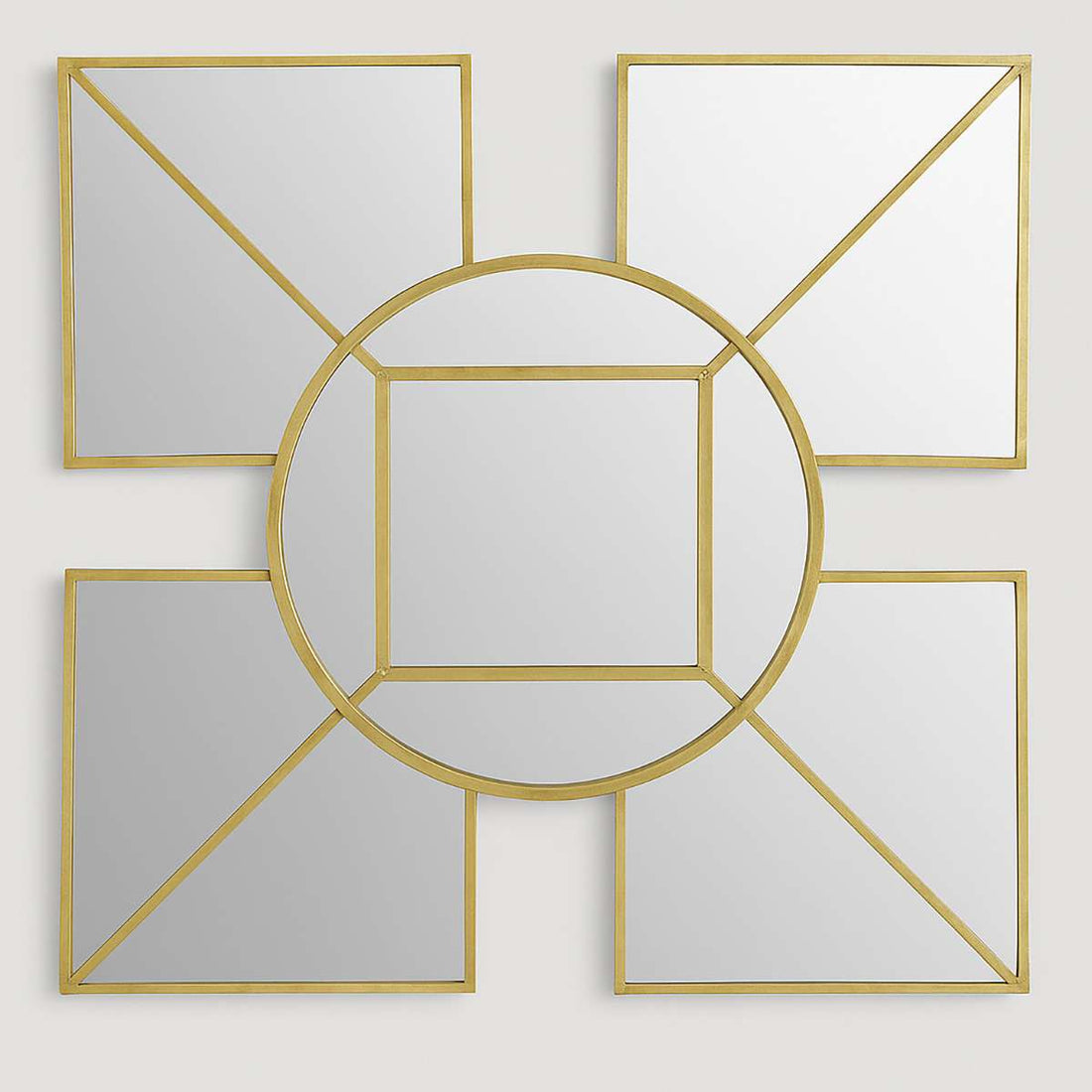 Yaxi Gold Foil Wall Mirror