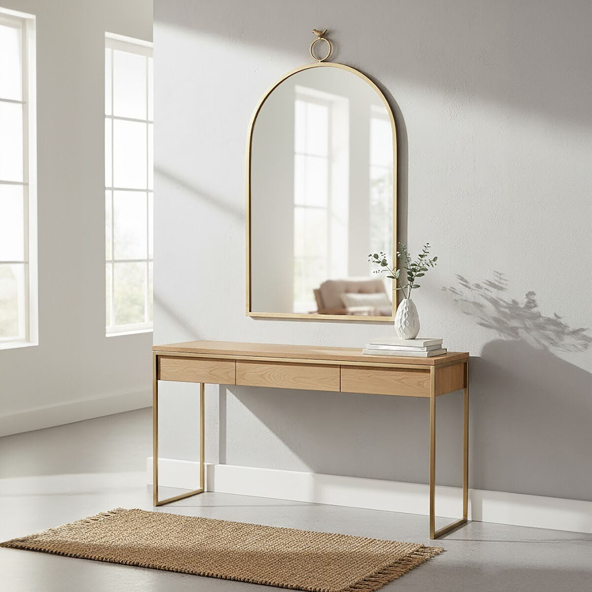 Farran Bird Top Wall Mirror