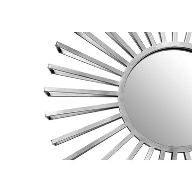 Farran Silver Finish Sun Wall Mirror