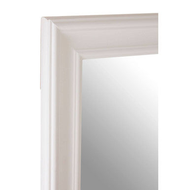 Claude White Finish Wall Mirror