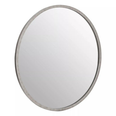 Saska Medium Antique Silver Wall Mirror