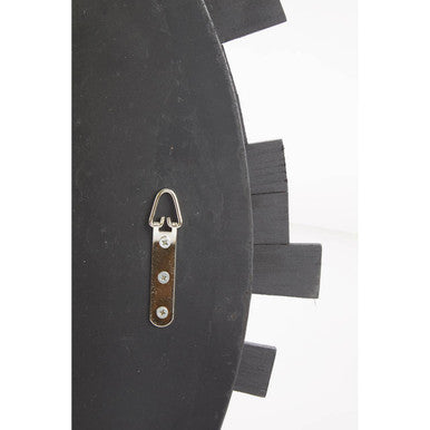 Sunburst Multilevel Wooden Wall Mirror