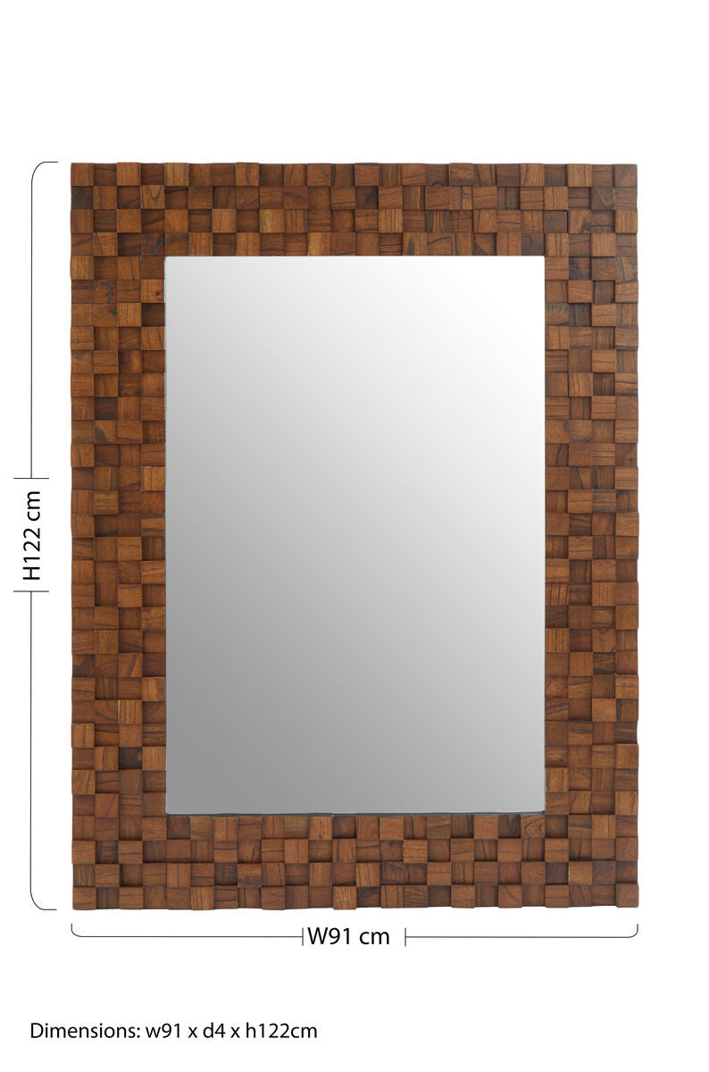 Ruben Dimensional Squares Wall Mirror