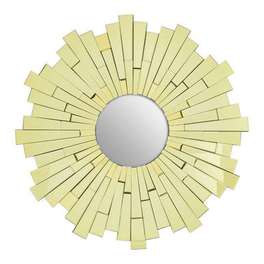Glitzy Large Circular Wall Mirror