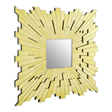 Glitzy Large Square Wall Mirror