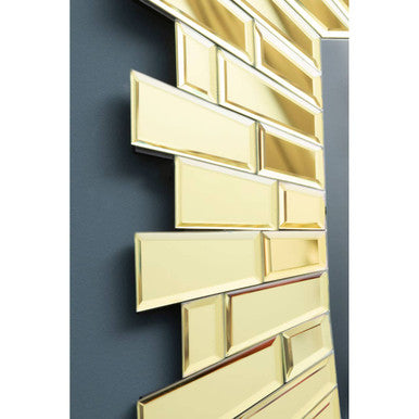 Glitzy Small Square Wall Mirror
