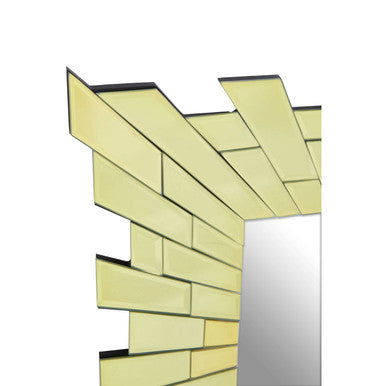 Glitzy Small Square Wall Mirror