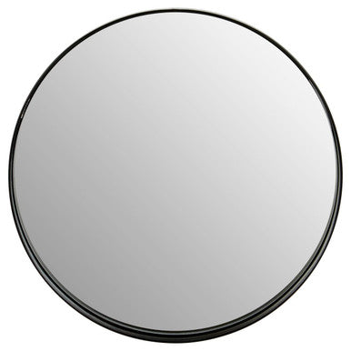 Cindy Small Matte Black Finish Wall Mirror