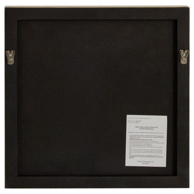 Ando Small Square Gold Finish Wall Mirror